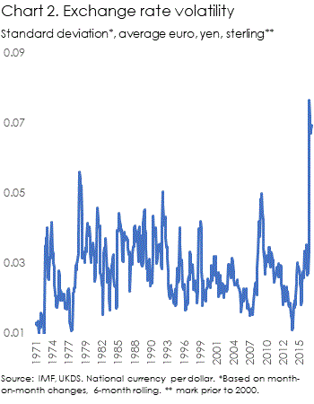 Exchange rate volatility