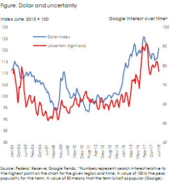 Dollar and uncertainty